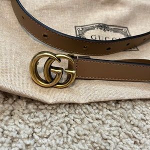 Thin Gucci belt size L
